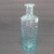 12 sided Jaundice Bitter Bottle, Moses Atwood, Mass, aqua, open pontil, 6 1/2