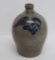 LB Maxfield Jug, Cobalt floral decorated, 3 gallon