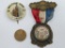 Milwaukee pins and medals
