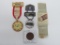 Fraternal medals and ribbons