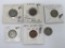 Six Counter stamped coins