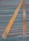 Two wooden Mink stretchers, 36