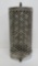Chicago Fire Department Strainer Basket, nickle plated brass, 16