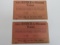 Two Chapter 227 Women Suffrage Ballots, Milwaukee Wis