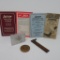 Lufkin Tool manuals, Stanley ruler 1381, paperweight and Boy Scout collectibles