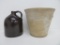 Stoneware C Hermann & Co Jug and Planter