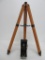 Old Kodak Autographic Brownie Fold out camera and wood tripod