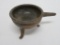 August Henschel Pottery fat oil burner, Colgate Wisconsin, 2