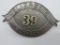 Elizabeth Police Badge, #39, 3