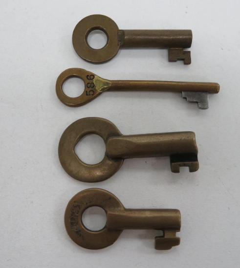 Four Railroad Keys