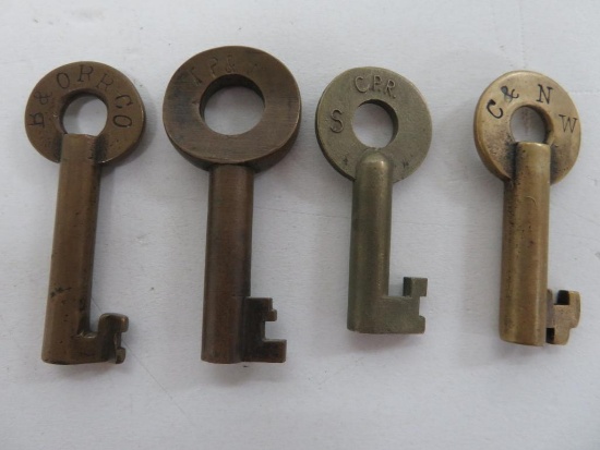 Four Railroad Keys