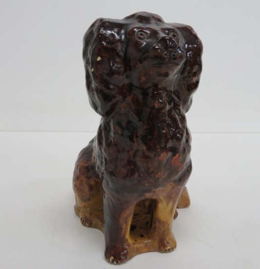 Galena Pottery Poodle Dog