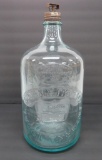 International Oil Burner Bottle, aqua, 15 1/2