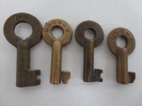 Four Railroad Keys