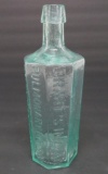 Brant's Indian Pulmonary Balsam bottle, MT Wallace Proprietor