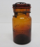 Amber Lightning Jar,Putman 109, 6