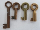 Four Railroad Keys