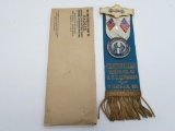 German Fraternal Ribbon, Centerville Wisconsin, 9