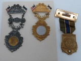 Fraternal medals, 1907/08 Elks and 1961 American Legion, Wisconsin