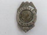 Webster Police Badge, Massachusetts, 2 1/4