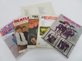 Five Vintage Beatles Song Books and Music books