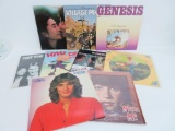Nine Vintage vinyl Records