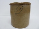 2 gallon crock, script 2