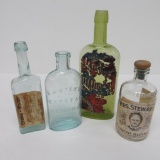 Early Blueing and Cleaner bottles