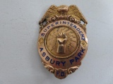 Superintendent Asbury Park Fire Dept Badge, 2 1/4