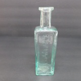 Jacob's Cholera & Dysentery Cordial bottle, aqua, open pontil, 7