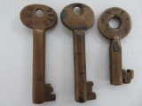 Three Railroad Keys