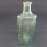 Rowand's Febrifuge Tonic, six sided bottle, Philad, open pontil, 5 1/2