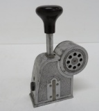 Great 1921 industrial stamp affixer, Multipost Co, NY, 6 1/2