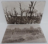 Two reproduced real photo Civil War pictures, Wisconsin