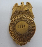Dept of Justice Operative Badge, 2 1/4