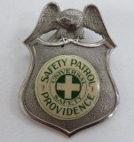 Safety Patrol Badge, Providence, 2 1/2