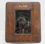Western Electric Telephone Vibrating Ringer box, oak