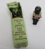 Black Americana Ethnic Novelty Fishing lure and figurine