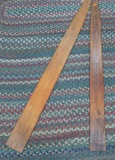 Two wooden Mink stretchers, 36