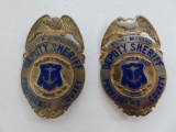 Two Providence County Deputy Sheriff Badges, 2
