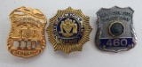 Three New York City Police Badges, 1 1/2