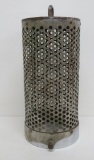 Chicago Fire Department Strainer Basket, nickle plated brass, 16