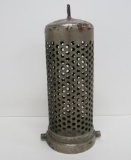 Seagrave Fire Department Strainer, nickel plated brass, 16