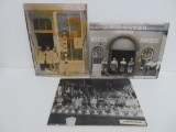 Reproduced real photos of Milwaukee business in early 1900's, Horse Shoer, Barber and Hat Company