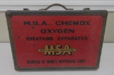 MSA Chemox Oxygen Breathing Apparatus with case