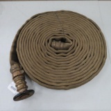 50' of Fire Hose with Brass Nozzle