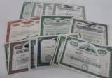 46 Old Stock Certificates
