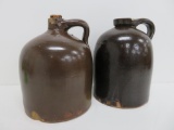 Two C Hermann & Co Milwaukee Jugs, some chips noted