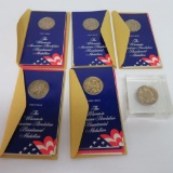 6 Wisconsin American Revolution Bi Centennial Medallions