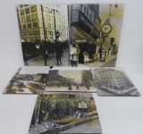 6 Reproduced real photo of Milwaukee area street scenes